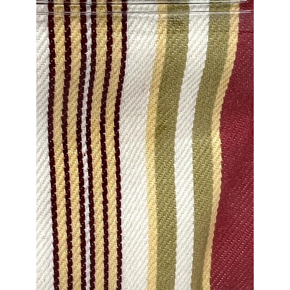 Pottery Barn French Stripe Red Multi Standard Sham COTTON TWILL New In Package - Picture 8 of 8